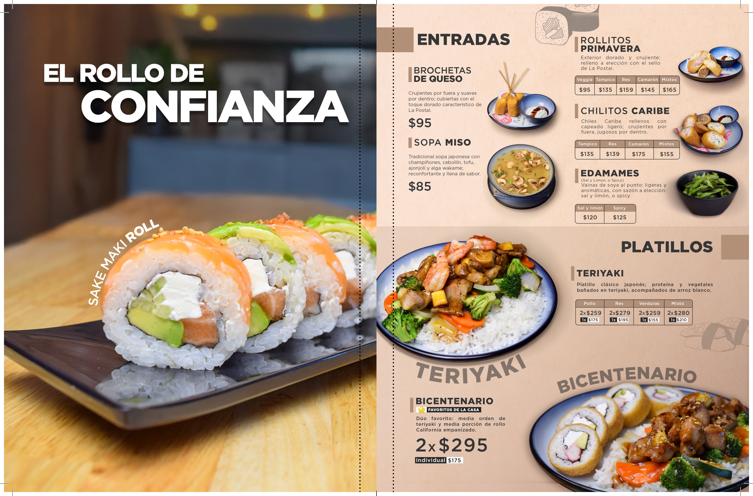 Menú La Postal página 2